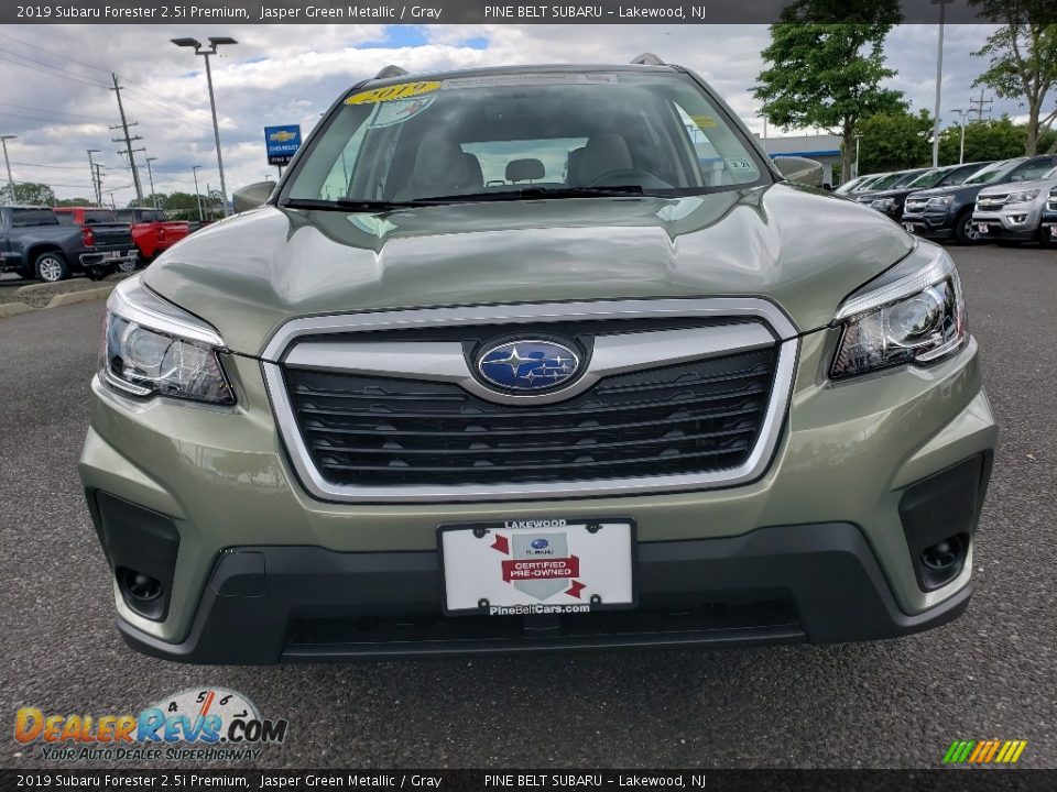 2019 Subaru Forester 2.5i Premium Jasper Green Metallic / Gray Photo #2