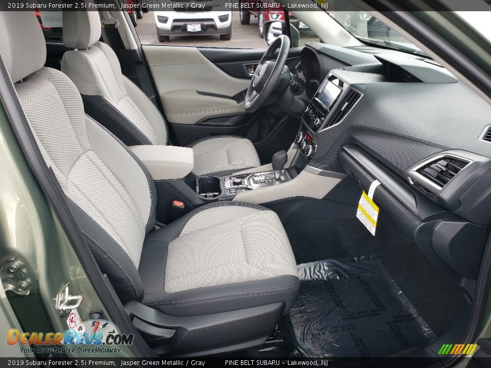 2019 Subaru Forester 2.5i Premium Jasper Green Metallic / Gray Photo #12