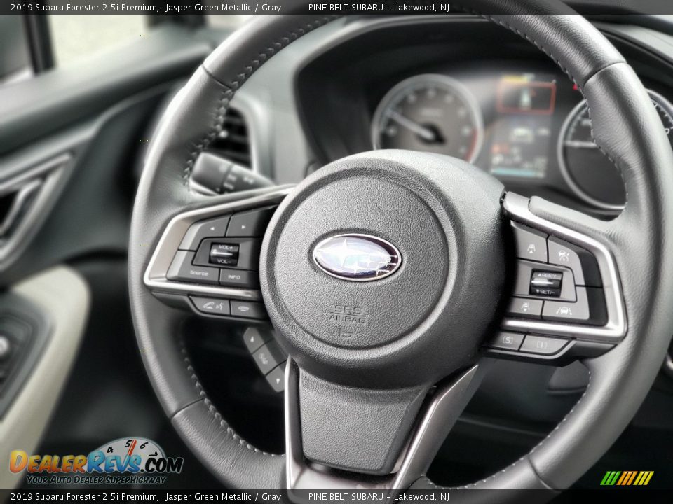 2019 Subaru Forester 2.5i Premium Jasper Green Metallic / Gray Photo #15