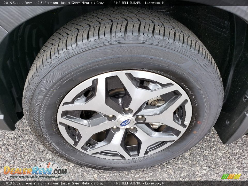 2019 Subaru Forester 2.5i Premium Jasper Green Metallic / Gray Photo #25