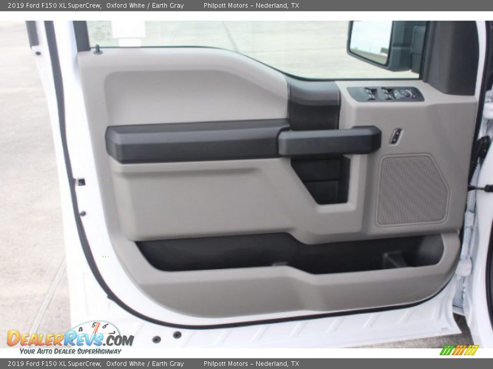 2019 Ford F150 XL SuperCrew Oxford White / Earth Gray Photo #13