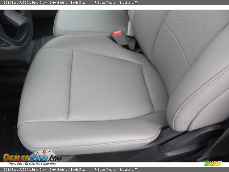 2019 Ford F150 XL SuperCrew Oxford White / Earth Gray Photo #15