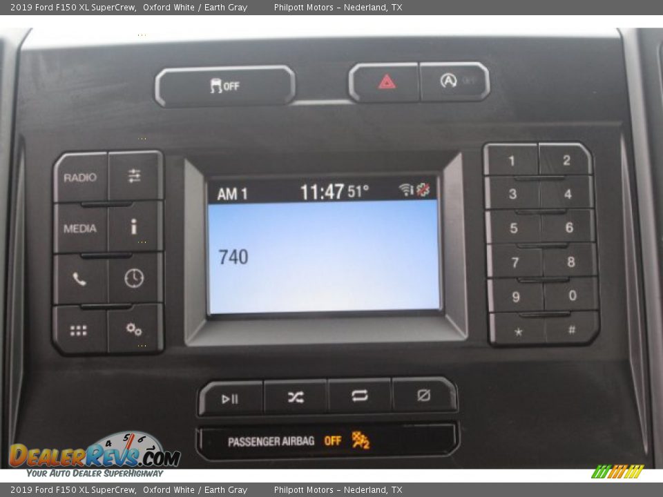 2019 Ford F150 XL SuperCrew Oxford White / Earth Gray Photo #17