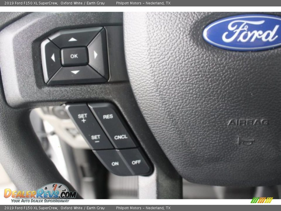 2019 Ford F150 XL SuperCrew Oxford White / Earth Gray Photo #19