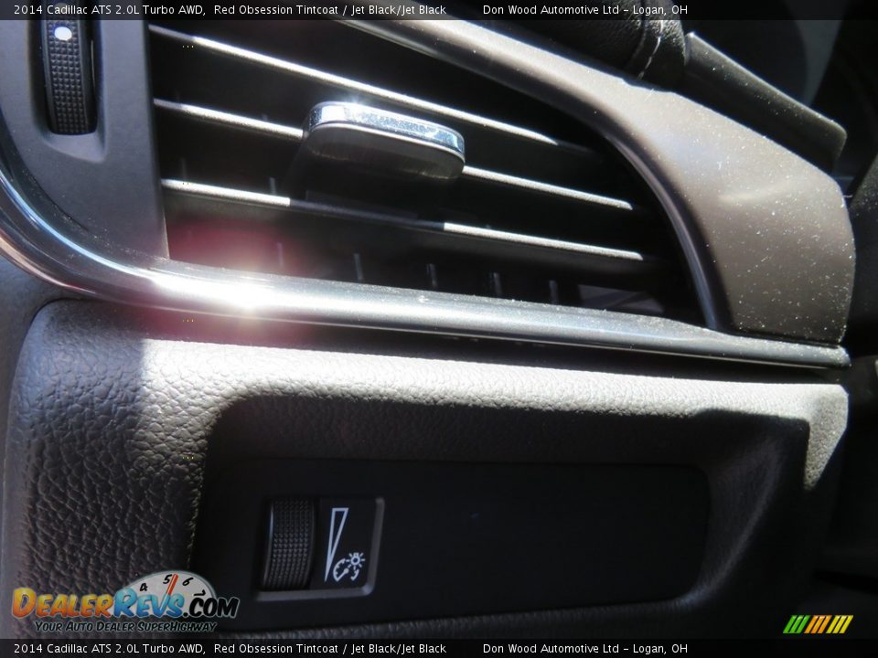 2014 Cadillac ATS 2.0L Turbo AWD Red Obsession Tintcoat / Jet Black/Jet Black Photo #19