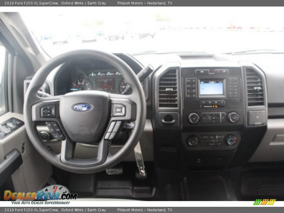 2019 Ford F150 XL SuperCrew Oxford White / Earth Gray Photo #24
