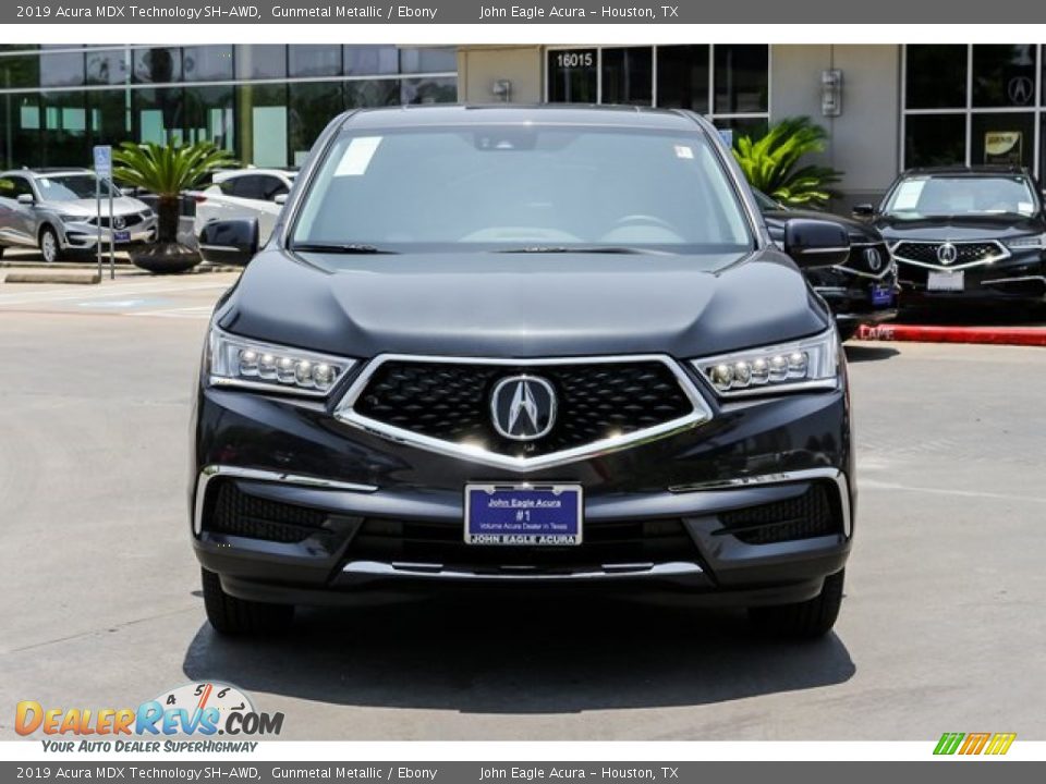 2019 Acura MDX Technology SH-AWD Gunmetal Metallic / Ebony Photo #2