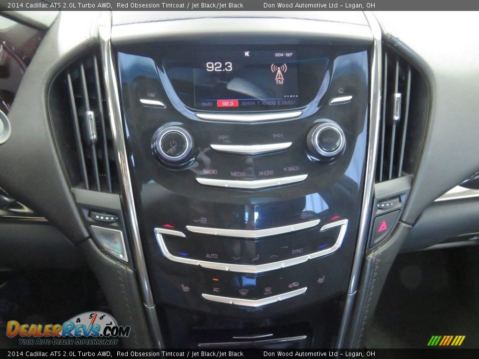 2014 Cadillac ATS 2.0L Turbo AWD Red Obsession Tintcoat / Jet Black/Jet Black Photo #26