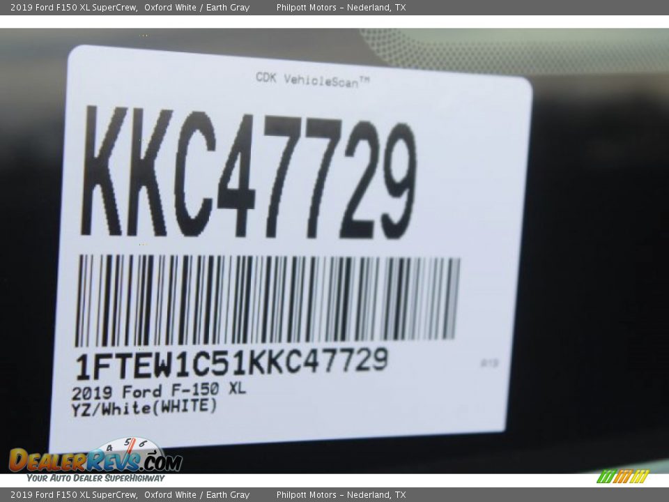 2019 Ford F150 XL SuperCrew Oxford White / Earth Gray Photo #32