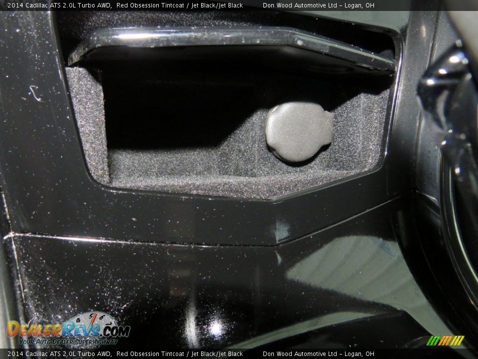 2014 Cadillac ATS 2.0L Turbo AWD Red Obsession Tintcoat / Jet Black/Jet Black Photo #28