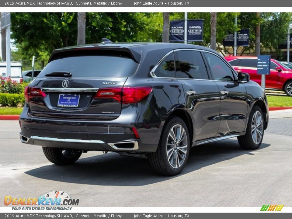2019 Acura MDX Technology SH-AWD Gunmetal Metallic / Ebony Photo #7