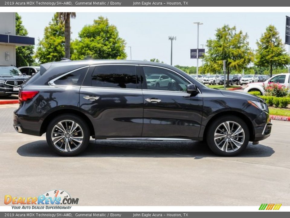 2019 Acura MDX Technology SH-AWD Gunmetal Metallic / Ebony Photo #8