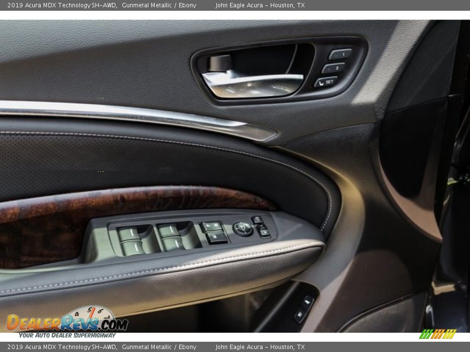 2019 Acura MDX Technology SH-AWD Gunmetal Metallic / Ebony Photo #12