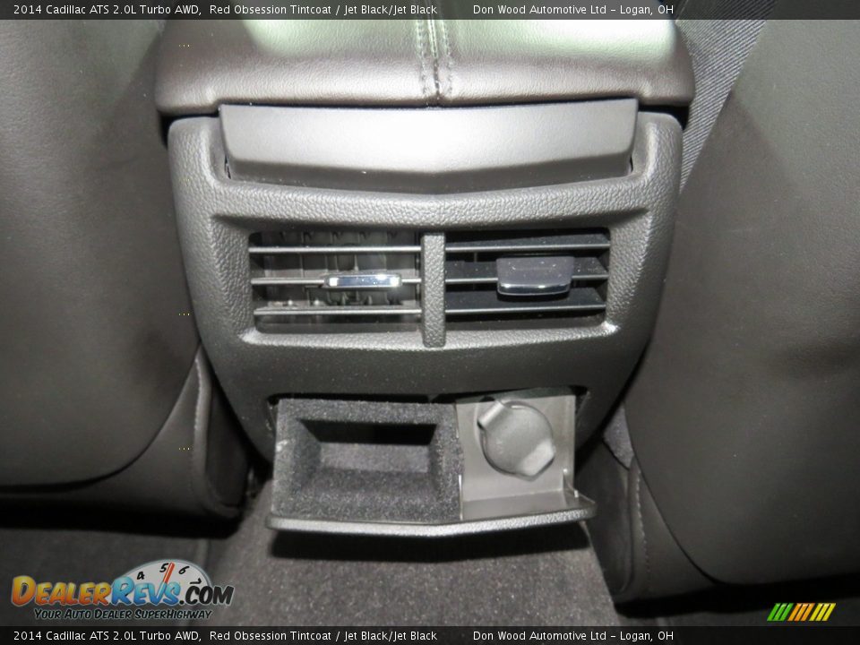 2014 Cadillac ATS 2.0L Turbo AWD Red Obsession Tintcoat / Jet Black/Jet Black Photo #36