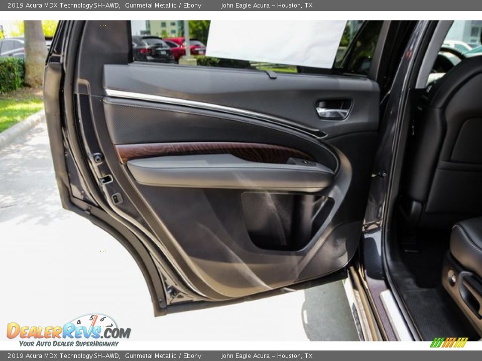 2019 Acura MDX Technology SH-AWD Gunmetal Metallic / Ebony Photo #17