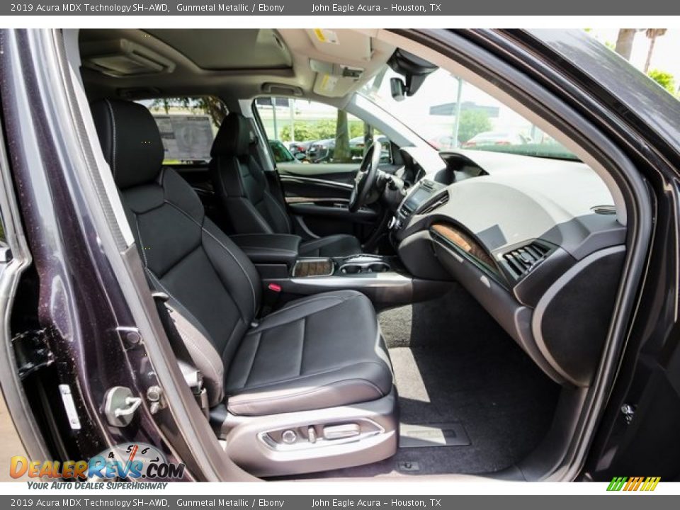2019 Acura MDX Technology SH-AWD Gunmetal Metallic / Ebony Photo #25