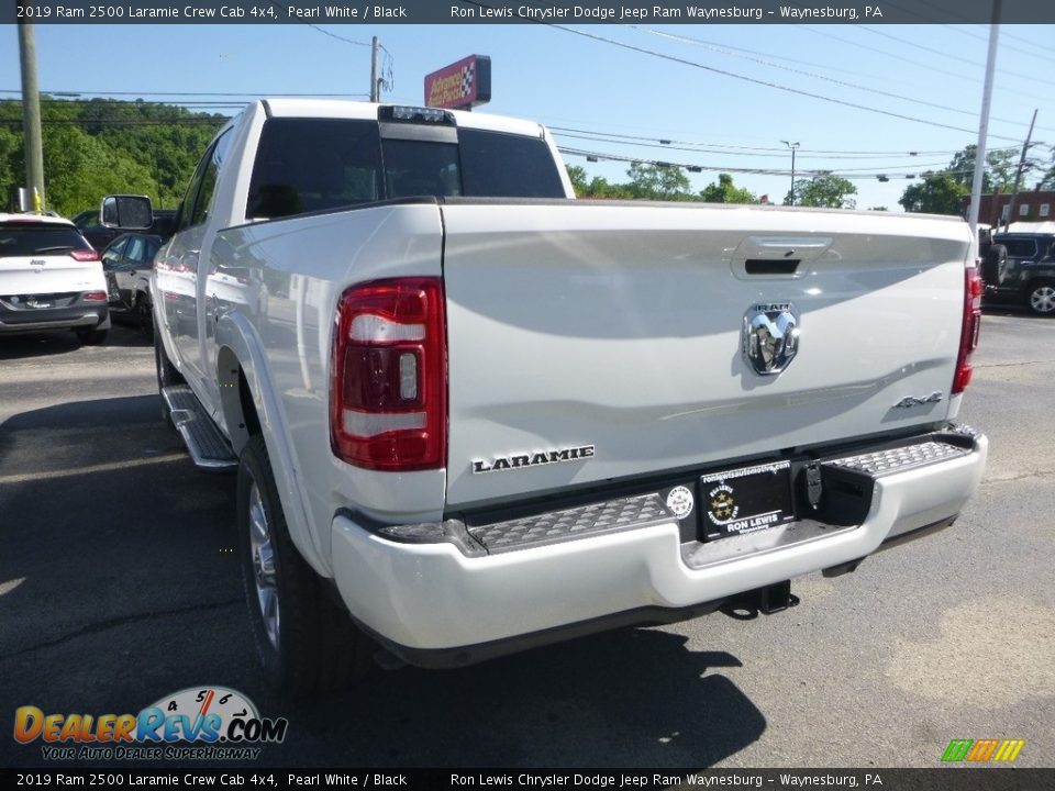 2019 Ram 2500 Laramie Crew Cab 4x4 Pearl White / Black Photo #2