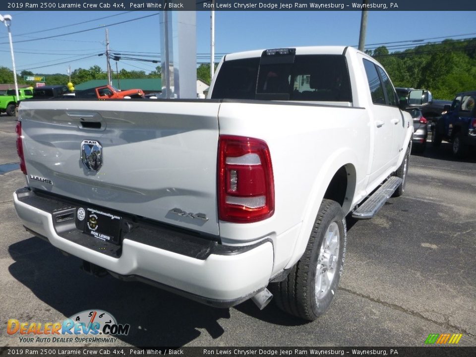 2019 Ram 2500 Laramie Crew Cab 4x4 Pearl White / Black Photo #4