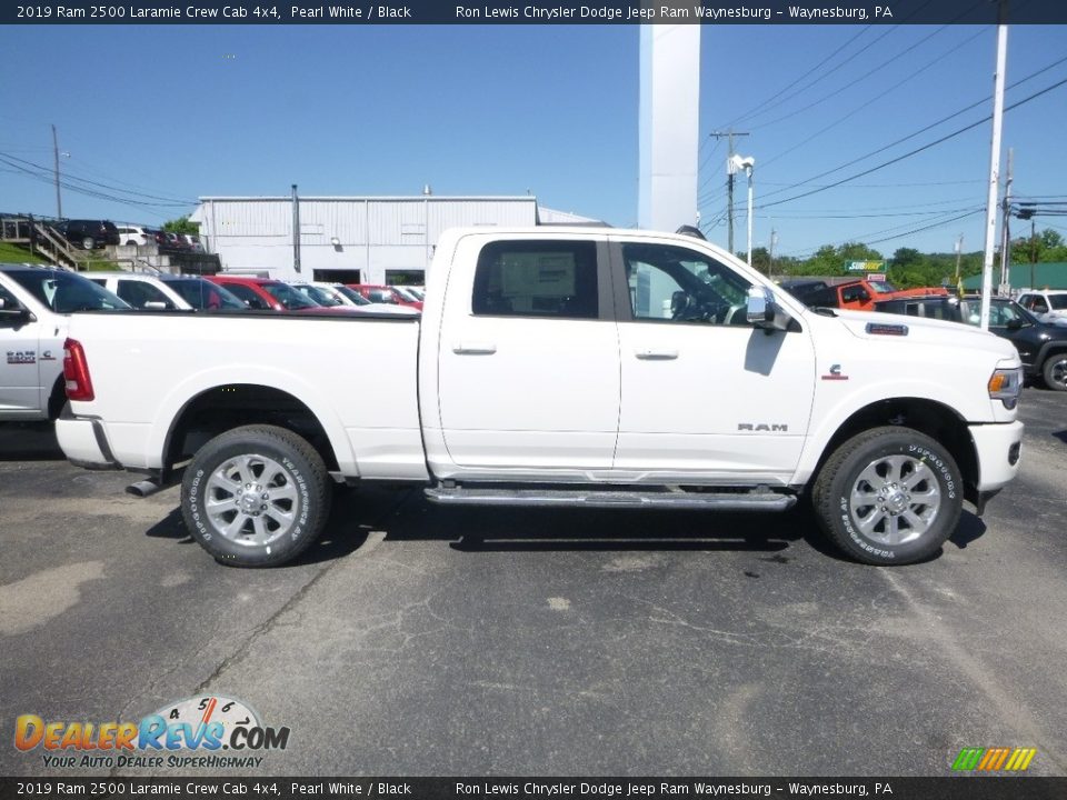 2019 Ram 2500 Laramie Crew Cab 4x4 Pearl White / Black Photo #5