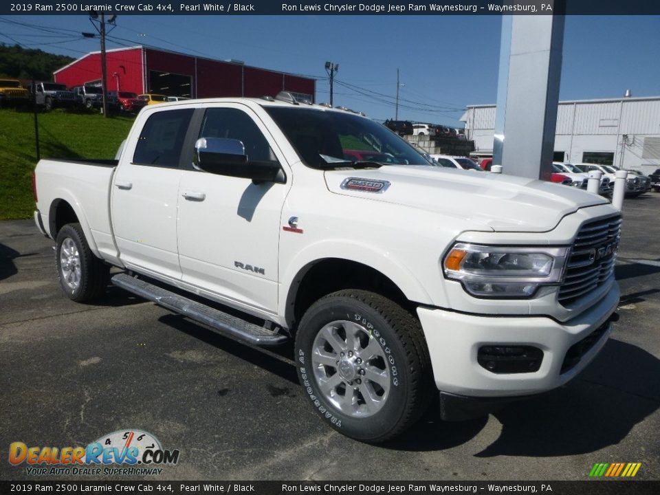 2019 Ram 2500 Laramie Crew Cab 4x4 Pearl White / Black Photo #6