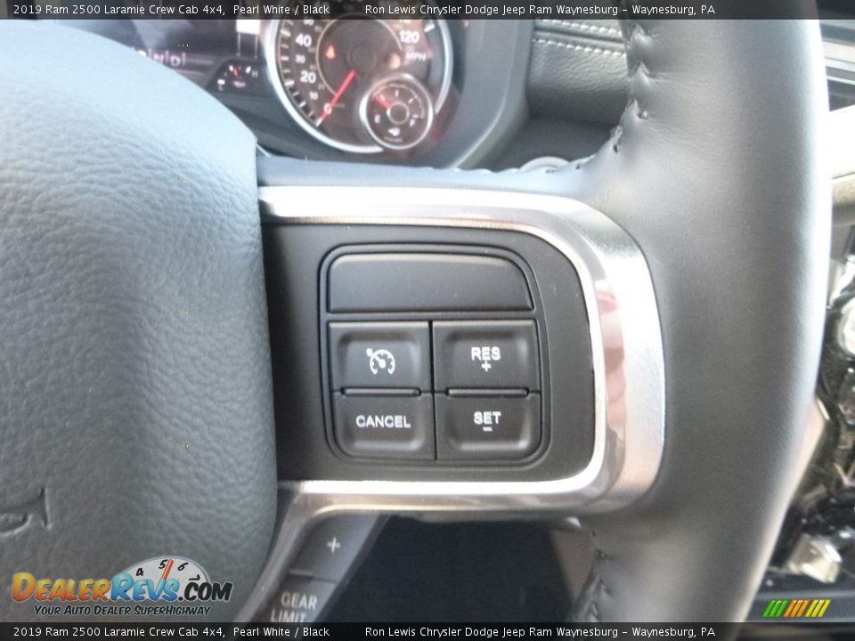 2019 Ram 2500 Laramie Crew Cab 4x4 Pearl White / Black Photo #18