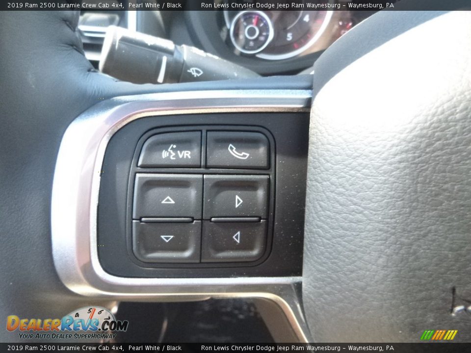 2019 Ram 2500 Laramie Crew Cab 4x4 Pearl White / Black Photo #19