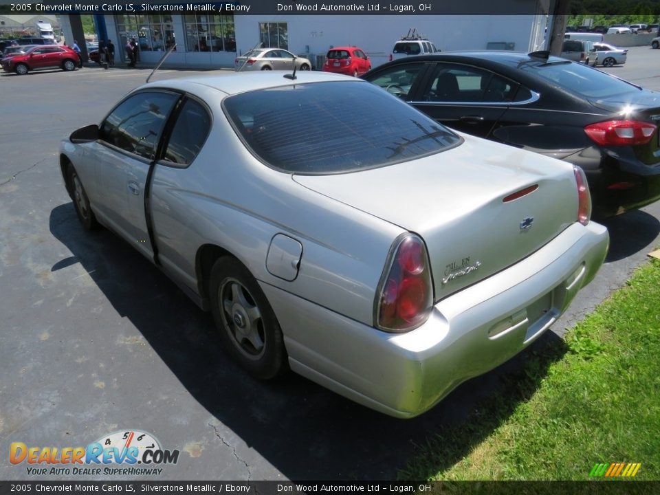 2005 Chevrolet Monte Carlo LS Silverstone Metallic / Ebony Photo #9