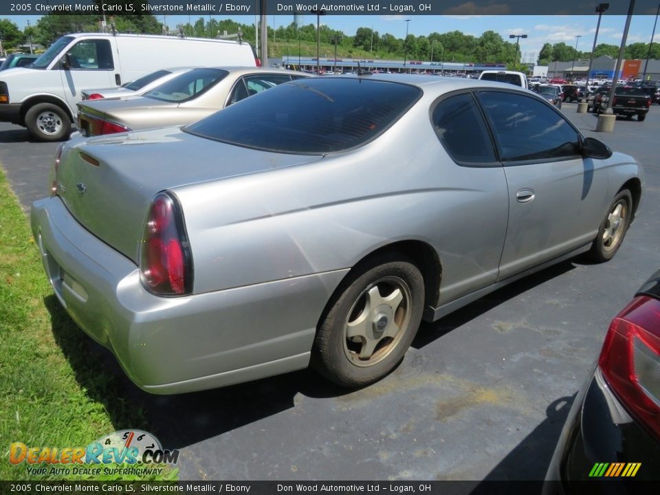 2005 Chevrolet Monte Carlo LS Silverstone Metallic / Ebony Photo #12