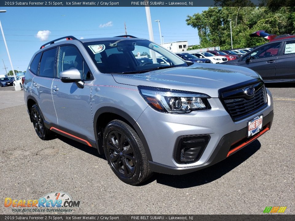 2019 Subaru Forester 2.5i Sport Ice Silver Metallic / Gray Sport Photo #1