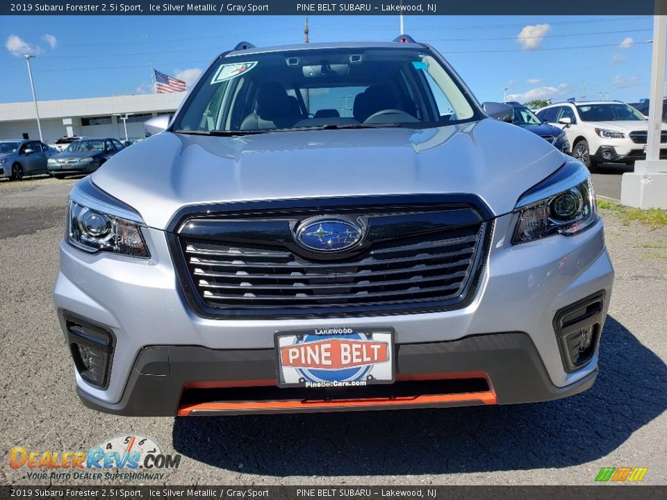 2019 Subaru Forester 2.5i Sport Ice Silver Metallic / Gray Sport Photo #2