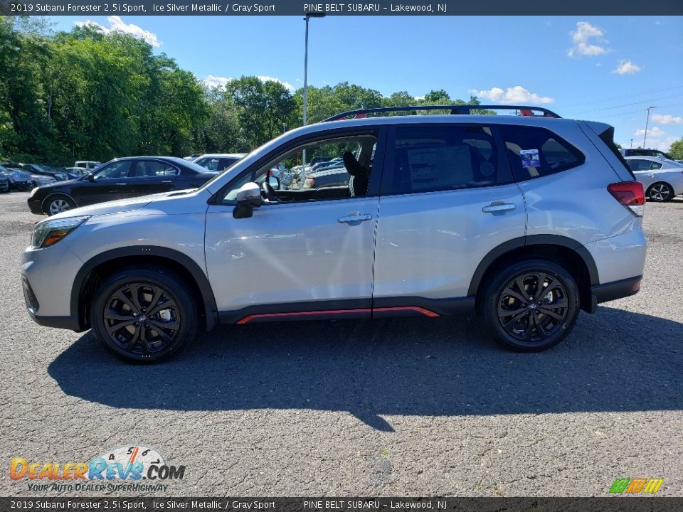 2019 Subaru Forester 2.5i Sport Ice Silver Metallic / Gray Sport Photo #3