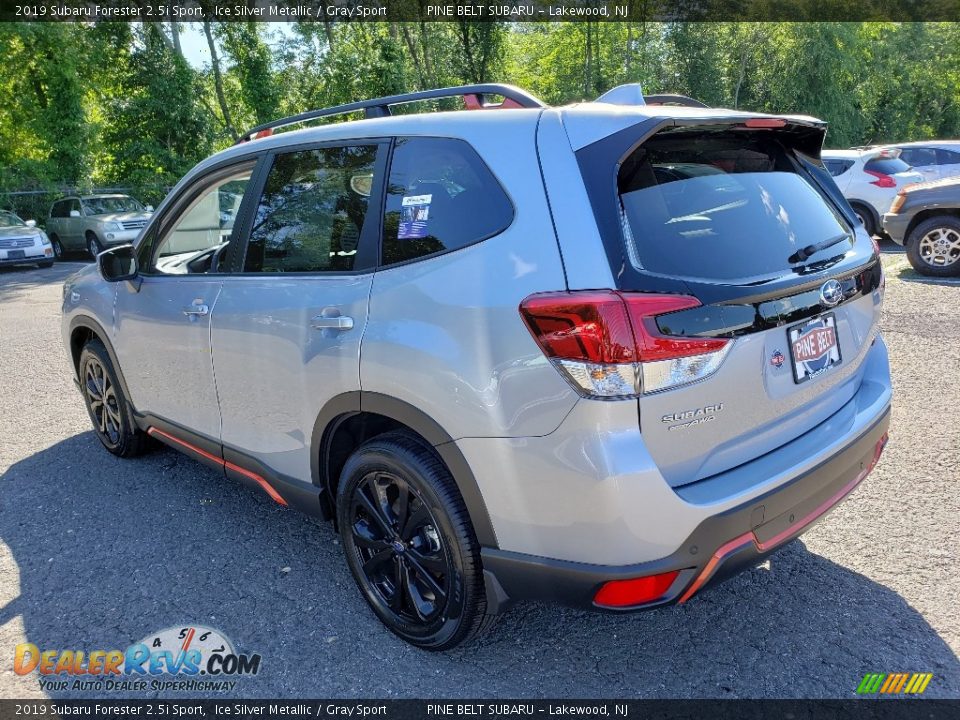 2019 Subaru Forester 2.5i Sport Ice Silver Metallic / Gray Sport Photo #4