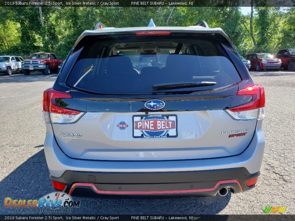 2019 Subaru Forester 2.5i Sport Ice Silver Metallic / Gray Sport Photo #5