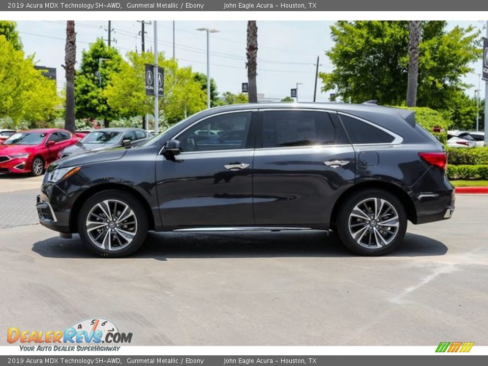 2019 Acura MDX Technology SH-AWD Gunmetal Metallic / Ebony Photo #4
