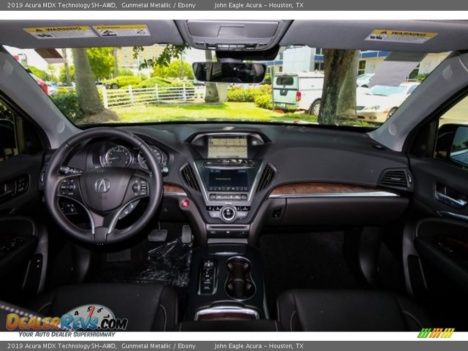 2019 Acura MDX Technology SH-AWD Gunmetal Metallic / Ebony Photo #9