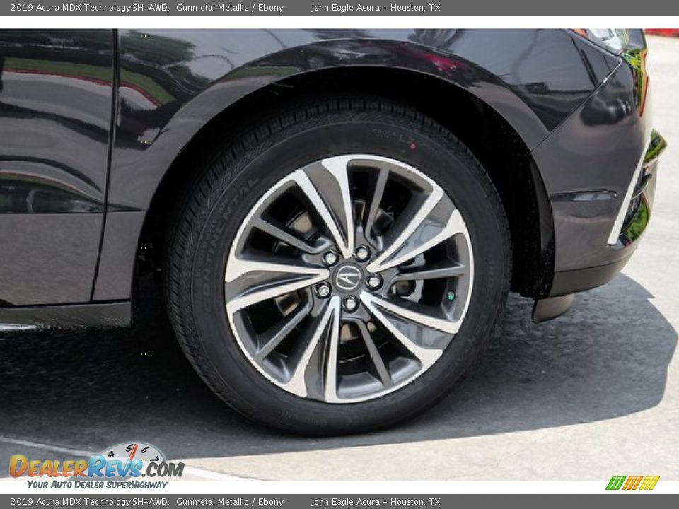 2019 Acura MDX Technology SH-AWD Gunmetal Metallic / Ebony Photo #10