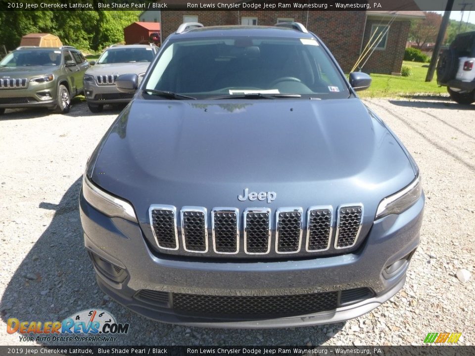 2019 Jeep Cherokee Latitude Blue Shade Pearl / Black Photo #8