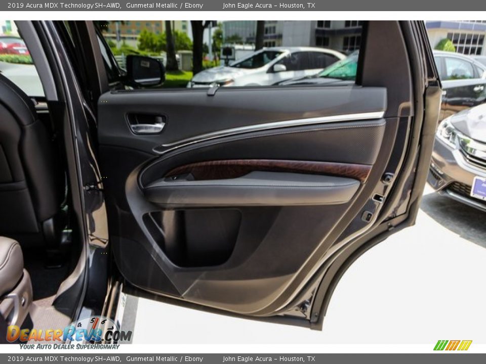 2019 Acura MDX Technology SH-AWD Gunmetal Metallic / Ebony Photo #22