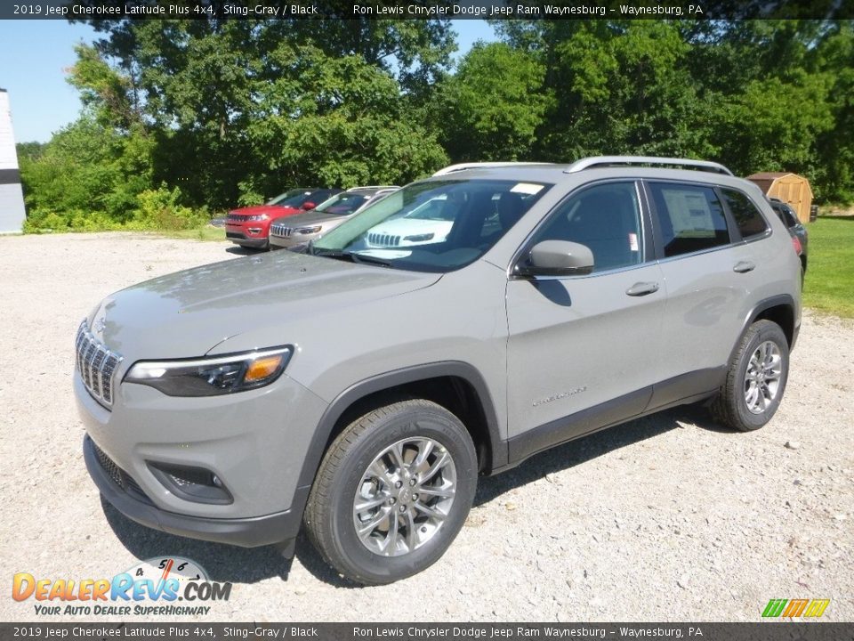 2019 Jeep Cherokee Latitude Plus 4x4 Sting-Gray / Black Photo #1