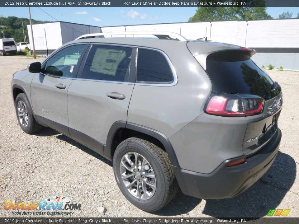 2019 Jeep Cherokee Latitude Plus 4x4 Sting-Gray / Black Photo #3