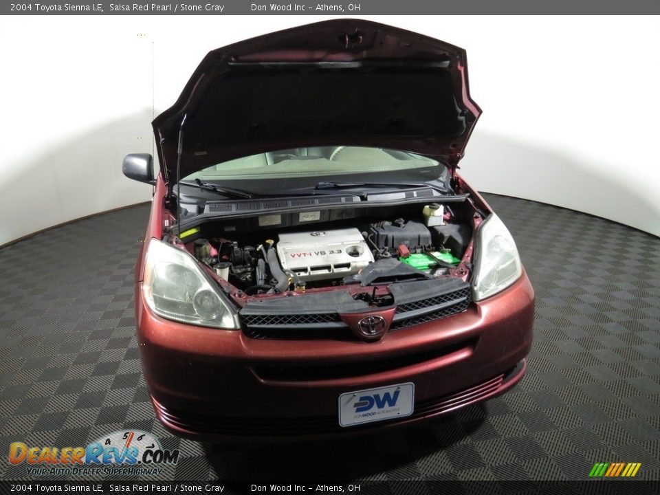 2004 Toyota Sienna LE Salsa Red Pearl / Stone Gray Photo #5
