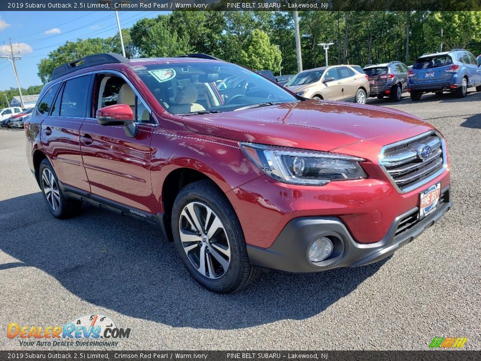 2019 Subaru Outback 2.5i Limited Crimson Red Pearl / Warm Ivory Photo #1