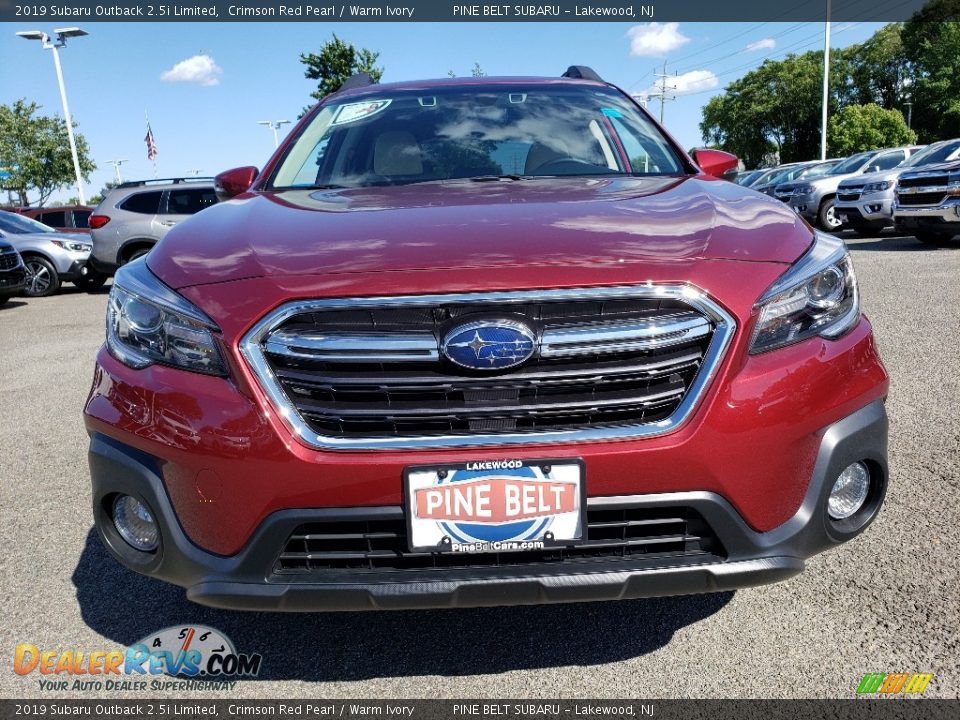 2019 Subaru Outback 2.5i Limited Crimson Red Pearl / Warm Ivory Photo #2