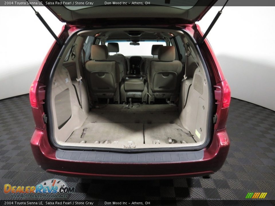 2004 Toyota Sienna LE Salsa Red Pearl / Stone Gray Photo #12