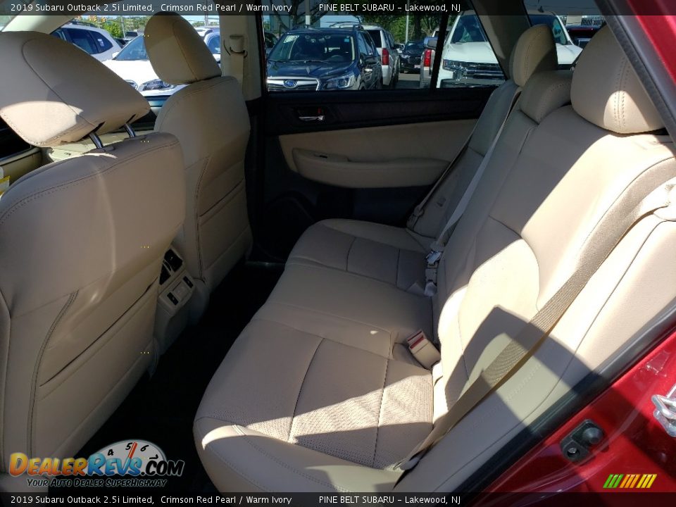 2019 Subaru Outback 2.5i Limited Crimson Red Pearl / Warm Ivory Photo #6