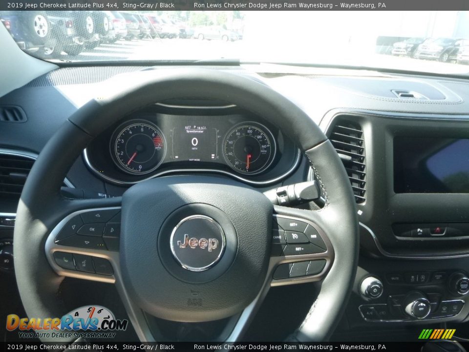 2019 Jeep Cherokee Latitude Plus 4x4 Sting-Gray / Black Photo #20