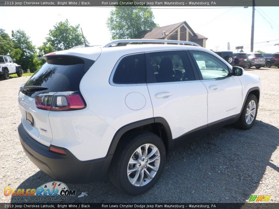 2019 Jeep Cherokee Latitude Bright White / Black Photo #5