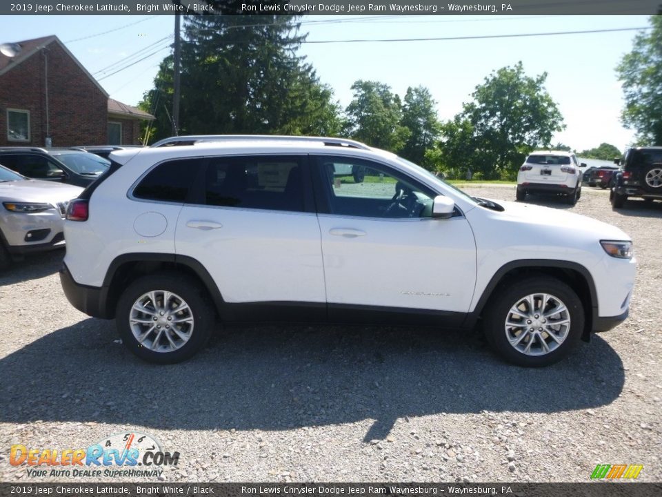 2019 Jeep Cherokee Latitude Bright White / Black Photo #6