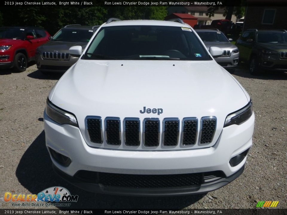 2019 Jeep Cherokee Latitude Bright White / Black Photo #8