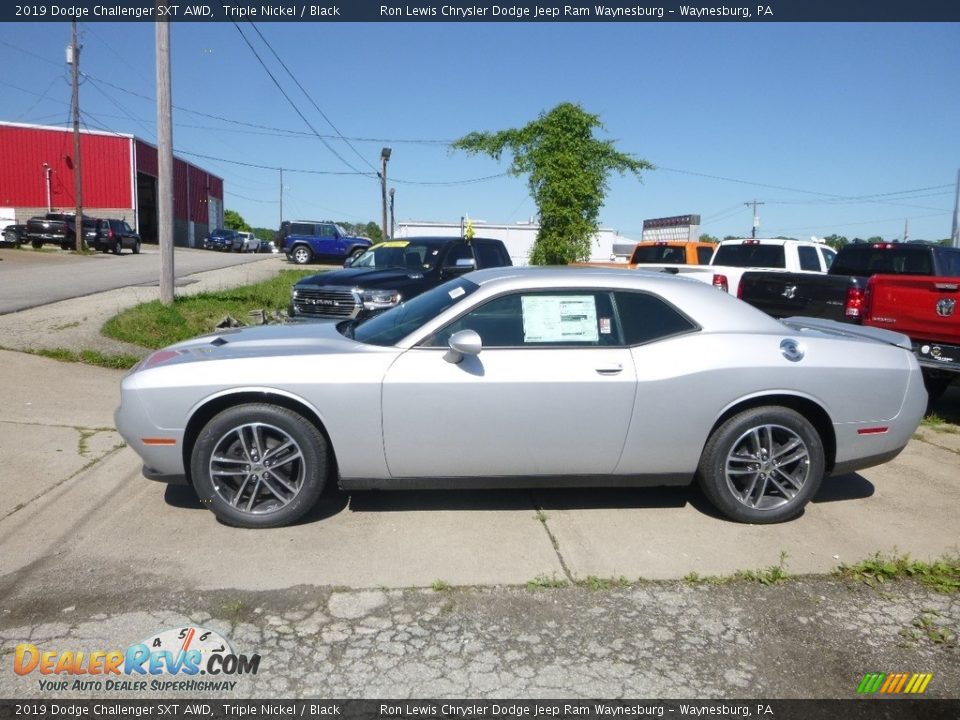 2019 Dodge Challenger SXT AWD Triple Nickel / Black Photo #2